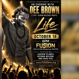 Elevated Entertainment presents: An Evening with Dee Brown (LIFE Album Release Party)