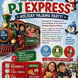 Holiday Pajama Party at The Little Gym