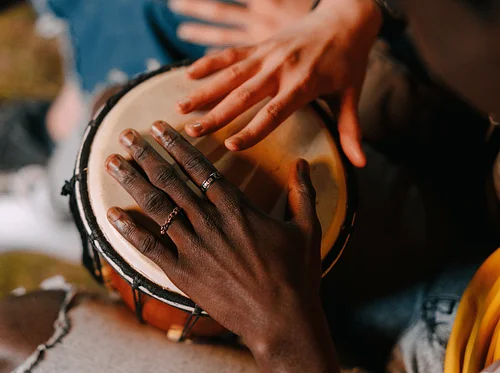 Summer Drum Circle at Frick Environmental Center