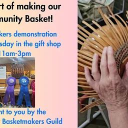 Tampa Bay Basketmakers’ Community Basket in the Heritage Village Gift Shop