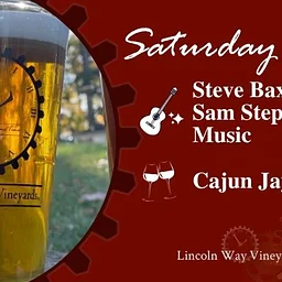 Saturday Tunes and Food with Steve Baxter and Sam Stephenson Music and Cajun Jay