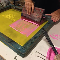 Intro to Screenprint on Fabric!