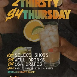 $4 Thirsty Thursdays