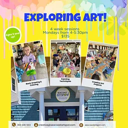 Exploring Art! K and Up 4 weeks $135