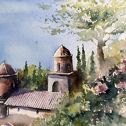 Jan Guarino presents 1 week of Fearless Watercolors in Tuscany, Italy