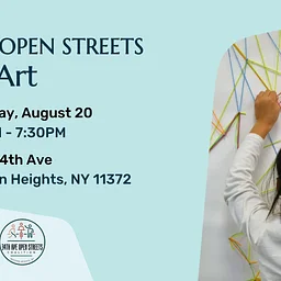 34th Ave Open Streets: String Art