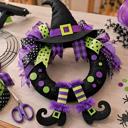 Witches Wreaths (Grades K-5)