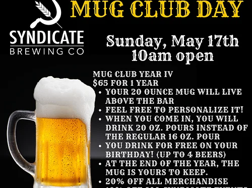 MUG CLUB DAY 2026