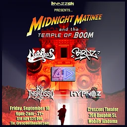 The Midnight Matinee & The Temple of Boom