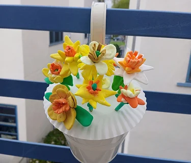 Air Dry Clay Bouquet