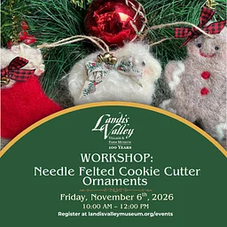Needle Felted Cookie Cutter Ornaments