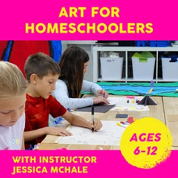 Art for Homeschoolers: Wednesdays 9/16-30, 10:30-11:30am, 3 weeks