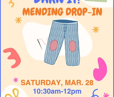 Freeport Community Library: Darn It! Mending Drop-In