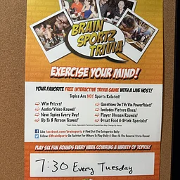 Trivia! Every Tuesday at 7:30pm