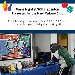 Game Night at SCF Bradenton Presented by the Nerd Culture Club