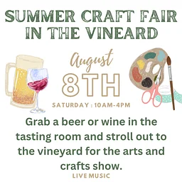 Summer Craft Fair in the Vineyard