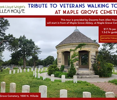 9:00 A.M. Tribute to Veterans Walking Tour of Maple Grove Cemetery