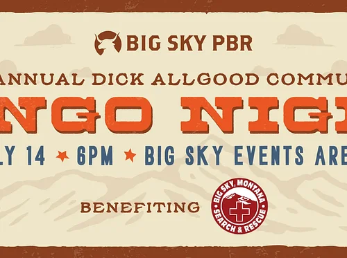 Big Sky Events Arena: Dick Allgood Community Bingo Night
