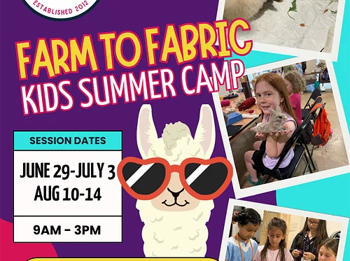 Farm to Fabric Kids Summer Camp