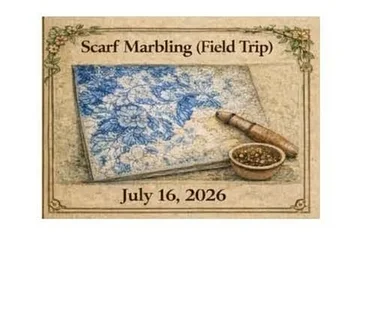 Craft Classes at the Inn - Scarf Marbling