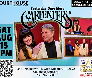 Carpenters – Yesterday Once More 8/15/26 SAT 7PM