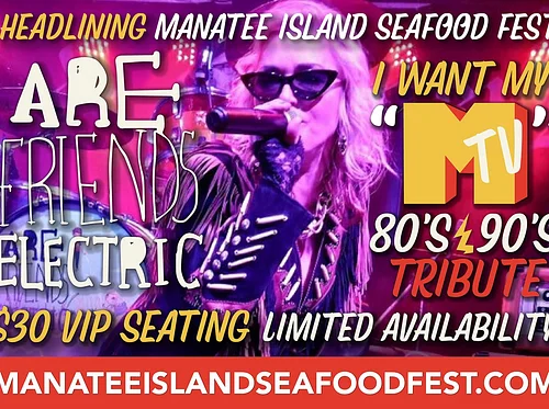 Are Friends Electric 'I Want My MTV' 80's & 90's Tribute at Manatee Island Seafood Fest