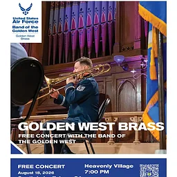 United States Air Force Golden West Brass Concert at the Heavenly Village