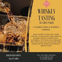 Whiskey Tasting April 9th