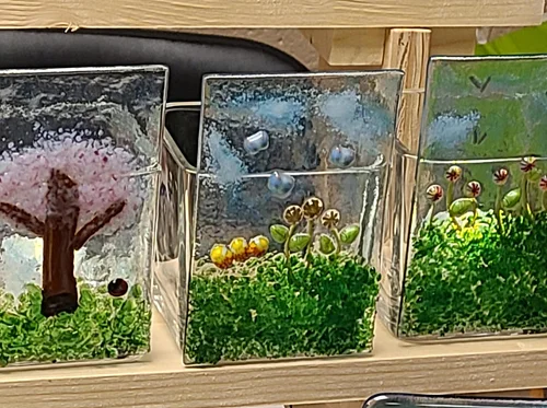 Fused Glass Votive Candle Holder Class at The Vineyard at Hershey