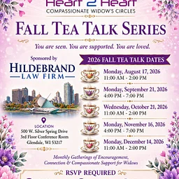 Heart 2 Heart Compassionate Widow’s Circle Tea Talk Series