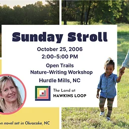 Sunday Stroll: Nature Writing with Sheryl Cornett