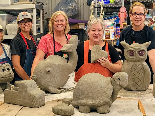 Making Concrete Forms for Mosaic