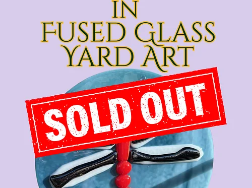 Spring Designs in Fused Glass Yard Art