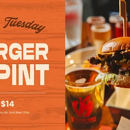 Burger and Pint Night!