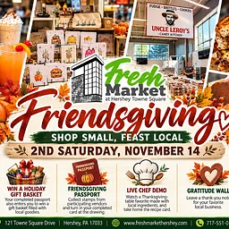 Friendsgiving - shop small, feast local