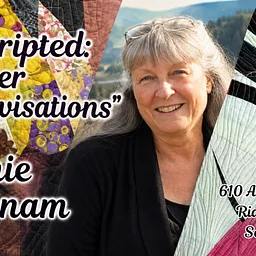 First Friday Opening Reception: Bonnie Bucknam’s “Unscripted: Fiber Improvisations”