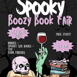 Boozy Book Fair- Spooky Edition