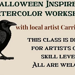 Halloween Inspired Watercolor Painting with Carrie Hillis