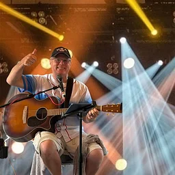 Luke Acoustic live on stage at Breaker Brewing Outpost