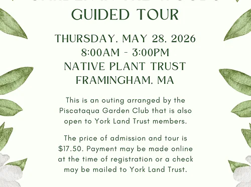 Garden in the Woods Guided Tour