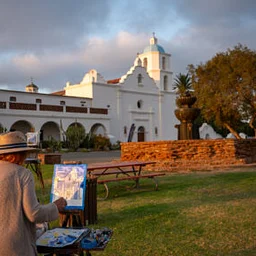 Plein Air Paint Out with OMA Artist Alliance: Mission San Luis Rey