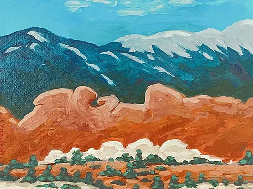 Member Moments: Garden of the Gods Acrylic Landscapes