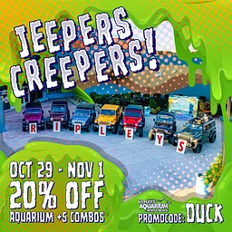 Jeepers Creepers at Ripley’s Aquarium