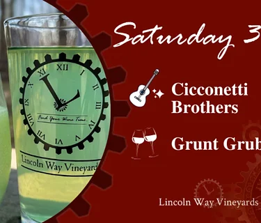 Saturday Tunes and Food with Cicconetti Brothers and Grunt Grub