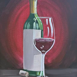 Moonlight Merlot Paint and Sip