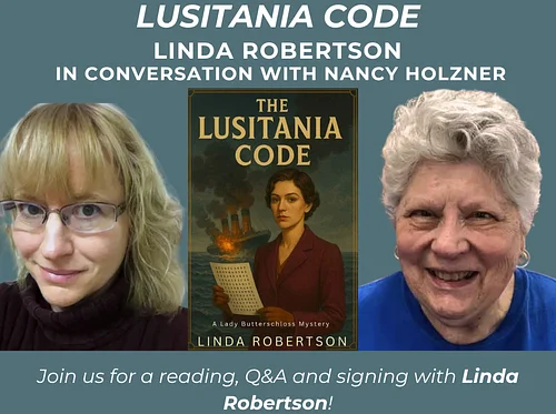 Meet the Author: Lusitania Code: A Lady Butterschloss Mystery