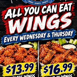AYCE Boneless Wings