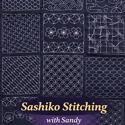Level 2 Sashiko Stitching Class - Curves!
