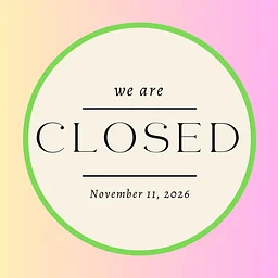 Closed in Observance of Veterans Day