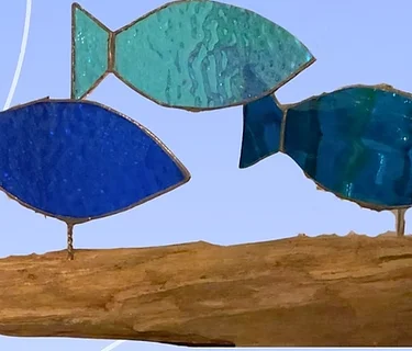 Stained Glass Fish Centerpiece Workshop